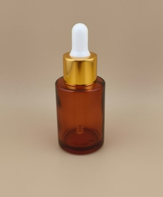 Neues Design Klares, Hellbraunes, Glattes, Rundes Tropffflasche K-GBL30 für Essence