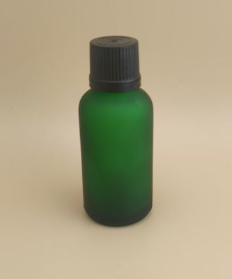 Delikates Design Matte Klar dunkelgrün glatt Glasflasche für Essence