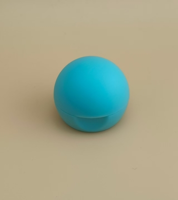 Cyan-Kunststoff glatte matte Kugeldeckel für Kosmetikflaschen