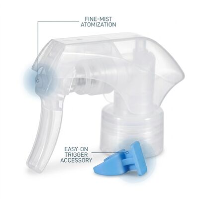 Hochleistungs-Schaum-Trigger-Pumpen-Sprühgerät 28/410 Rich Cream-Schaum-Dispenser für Badezimmer-Fliesenreinigungsprodukte