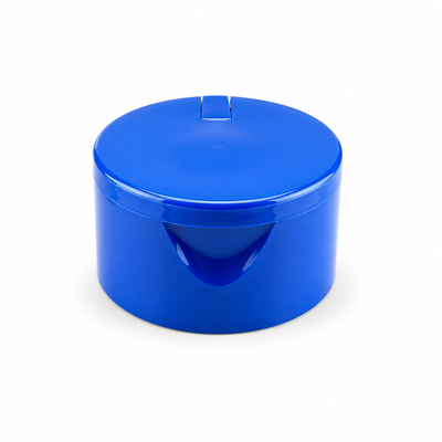 Blaue Farbe Glatte 24/410 Plastikdeckel Flip Top Kappe für Kosmetikflasche