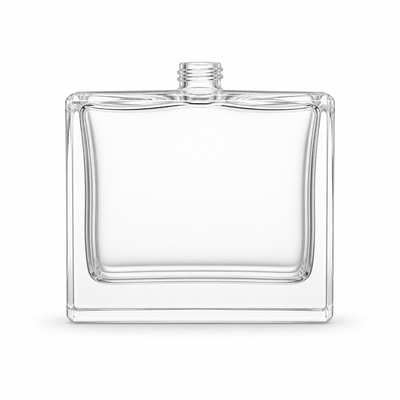 Luxuriöse kundenspezifische rechteckige 60 ml 100 ml leere Parfümglasflaschen
